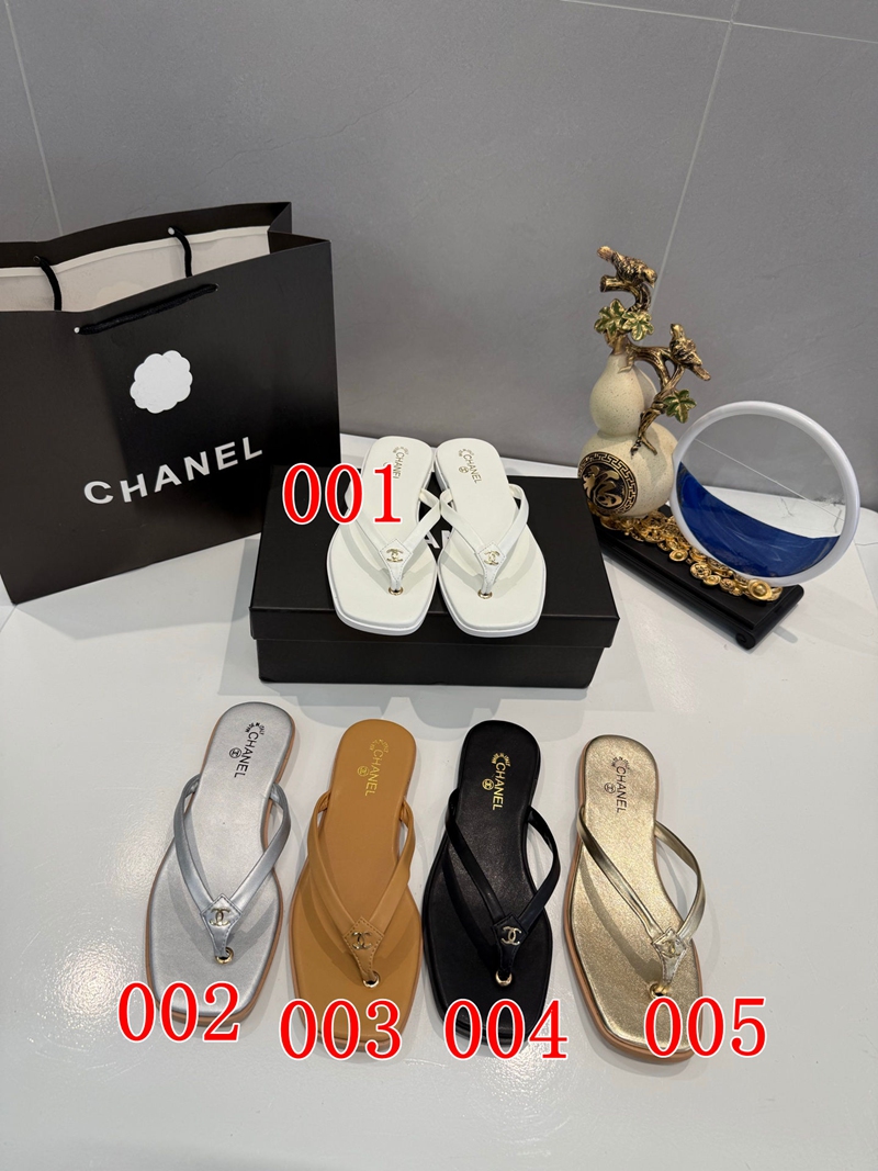 Chanel女性向けビーサン ミュール サボ
