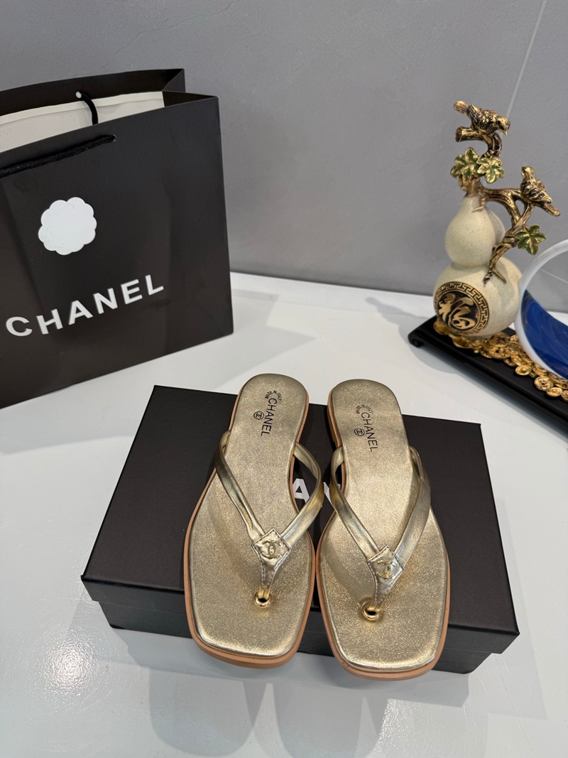 Chanelレディース 外出スリッパ