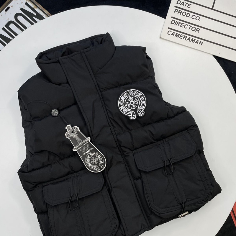 Chrome Heartsブランド子供ダウンベスト