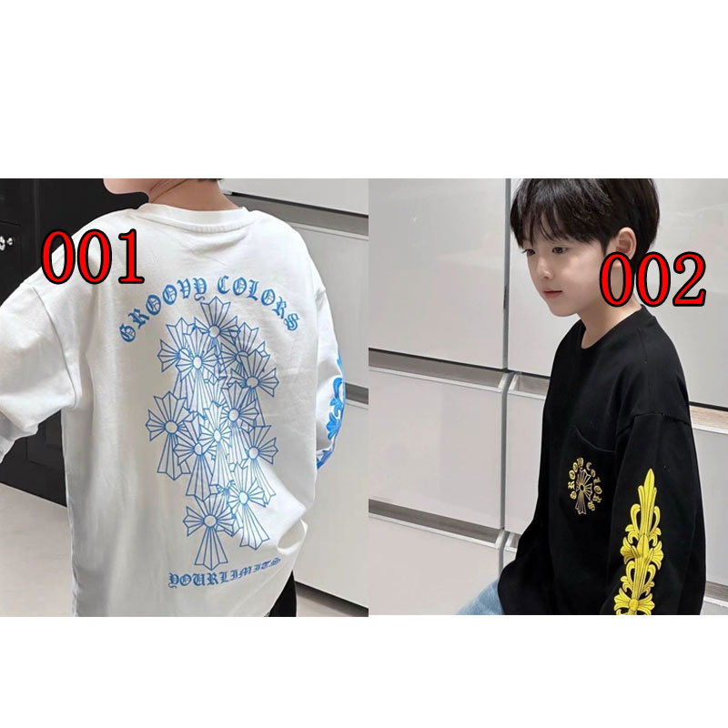 クロムハーツ 子供長袖Tシャツ