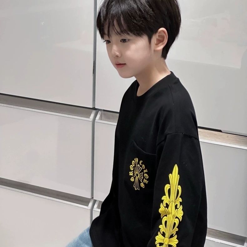 クロムハーツブランドキッズ韓国風Tシャツ