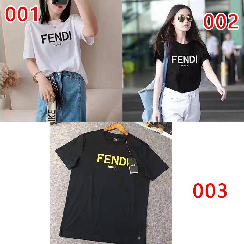 FENDIハイブランド半袖tシャツオーバーサイズゆったり