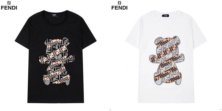 FENDI フェンディブランド半袖tシャツ 夏 オーバーサイズ