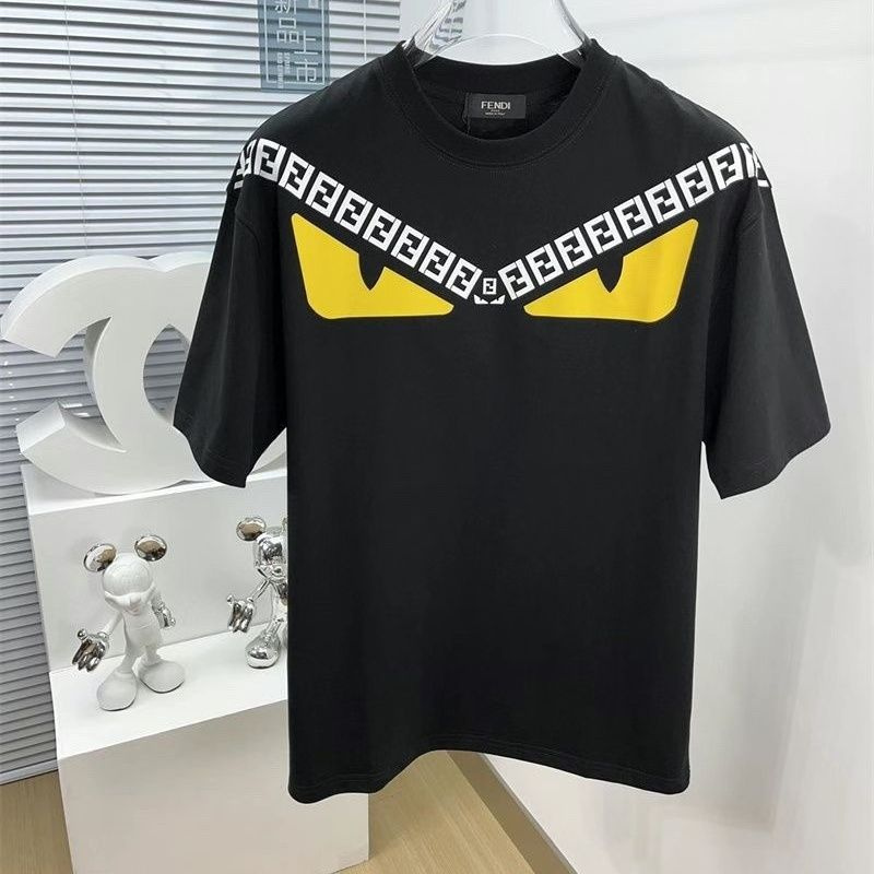 Fendi フェンデイ韓国 パチモン tシャツ20代 30代40代tシャツ 激安パロディ大人の上質Tシャツ