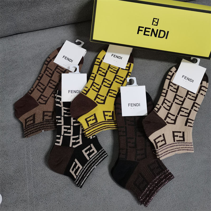  フェンディ コットン ソックス 