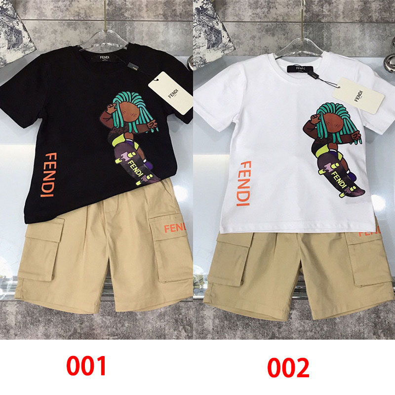 フェンディキッズ服セットアップ