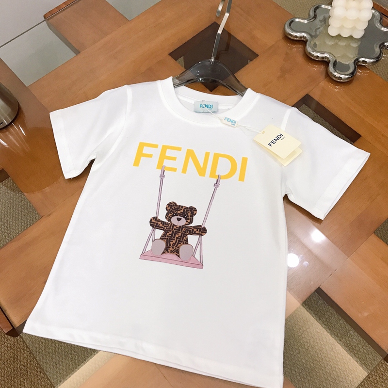 Fendi ペアルックtシャツ高品質