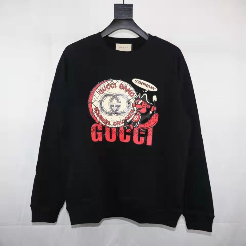 Gucciプルオーバードロップショルダートレーナー