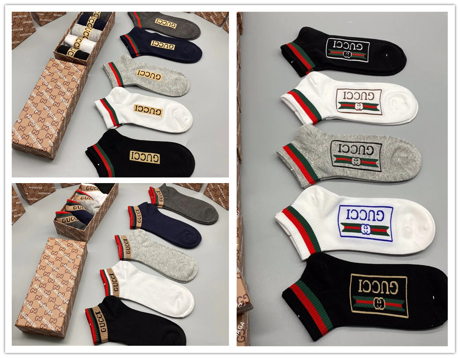 Gucciグッチショートソックス ハイブランド純綿 快適