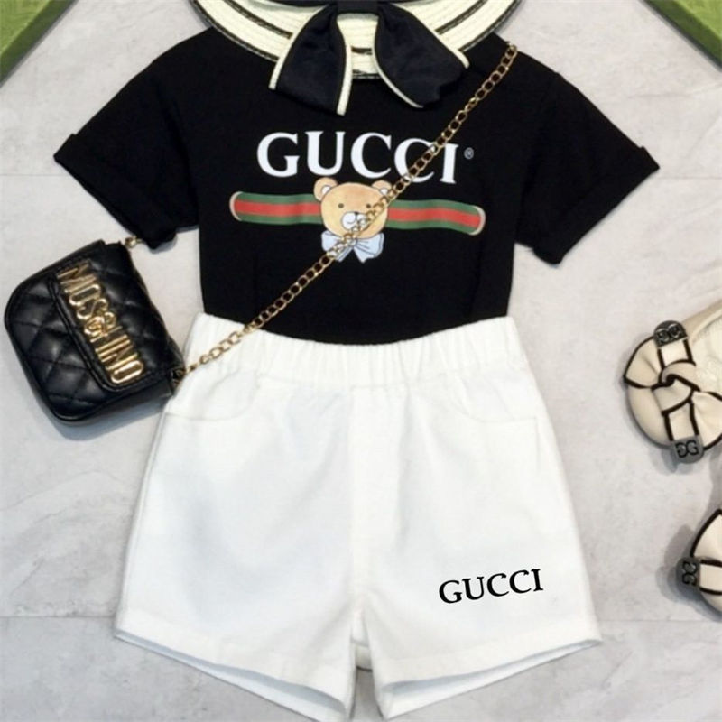 グッチ子供服ｔシャツショートパンツ