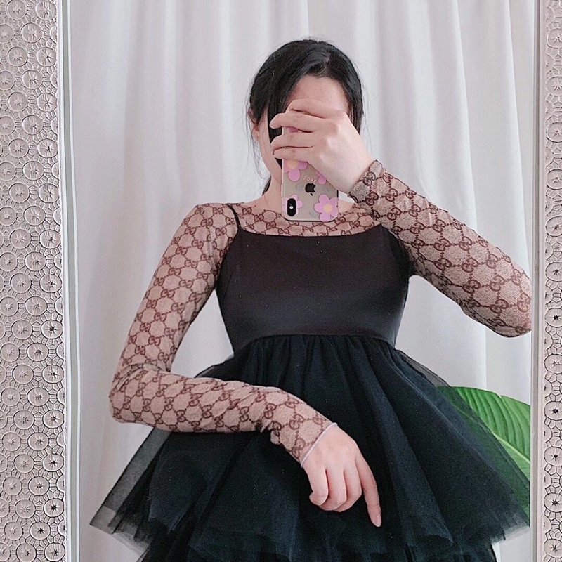 ブランドグッチ長袖インナーtシャツ