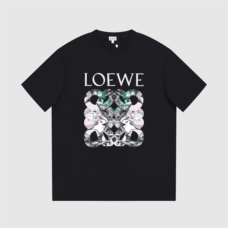 LOEWE ロエベハイブランドtシャツ偽物レディースメンズブランドtシャツオーバーサイズ韓国 パチモン