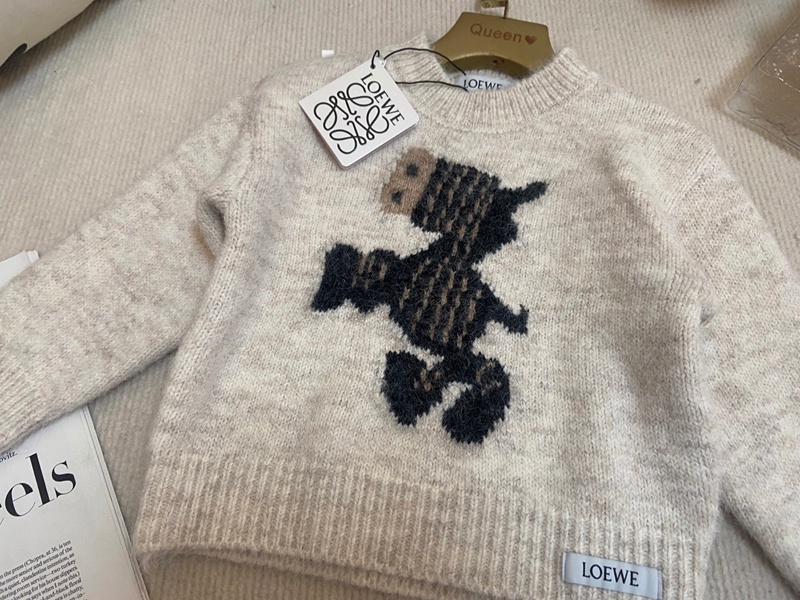 ロエベブランド子供セーター かわいい
