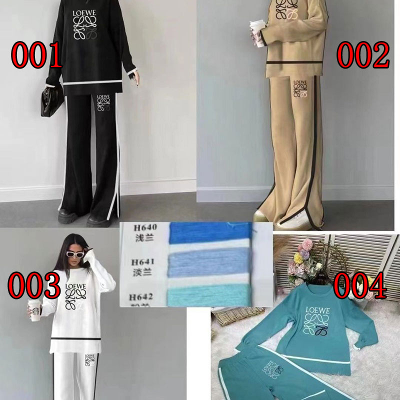  ロエベレディースニットセットアップ