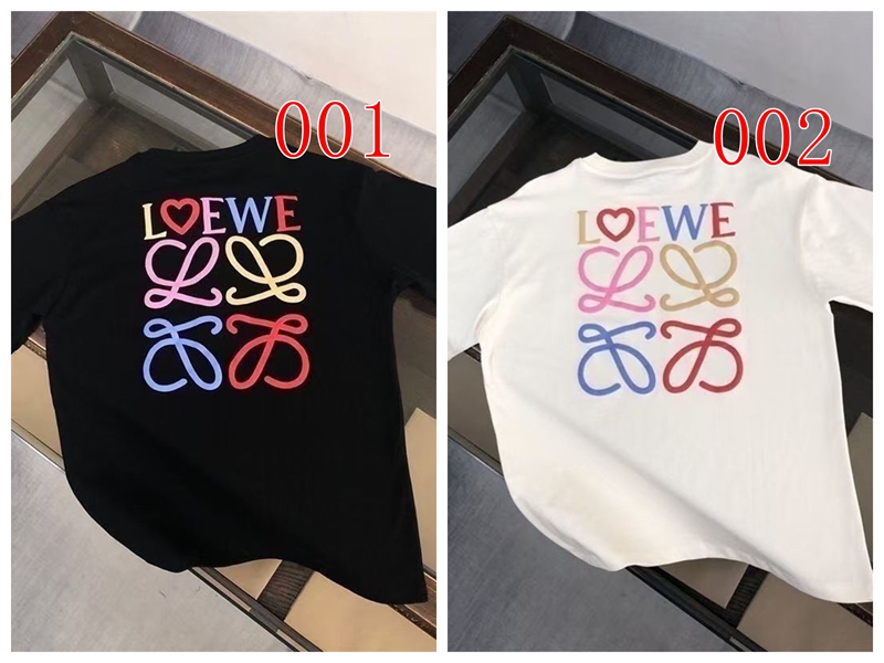 ロエベレディースメンズブランドtシャツ上着