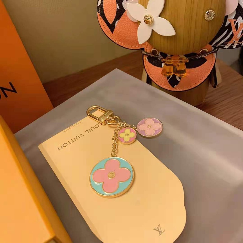 Louis Vuitton Resin Wood Vivienne Jungle Bag Charm Key Holder