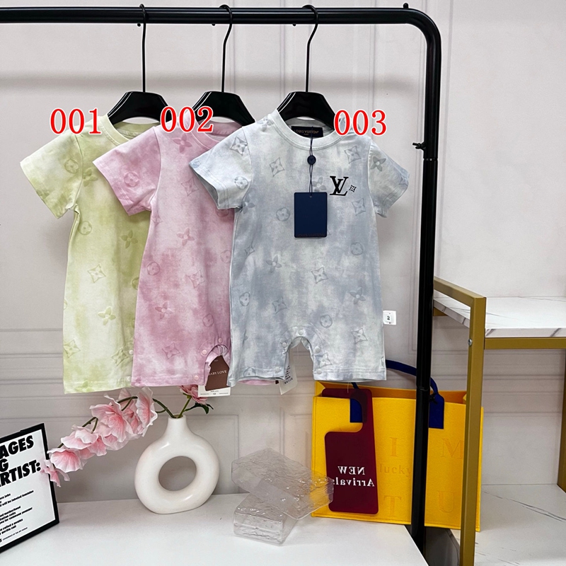 ルイヴィトンベビー服カバーオール