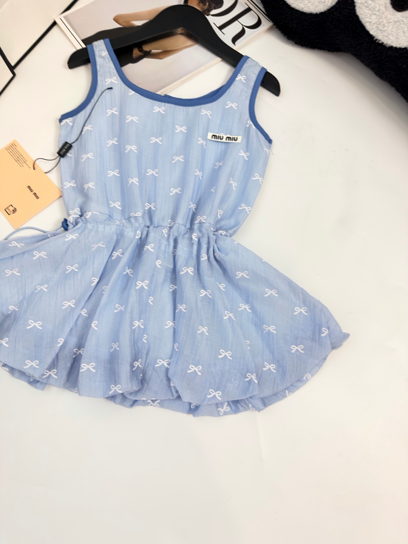 ミュウミュウ子供タンクワンピース