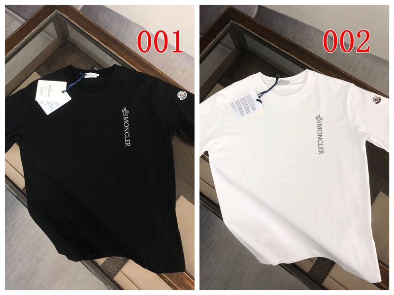 モンクレール黒白tシャツカットソー 