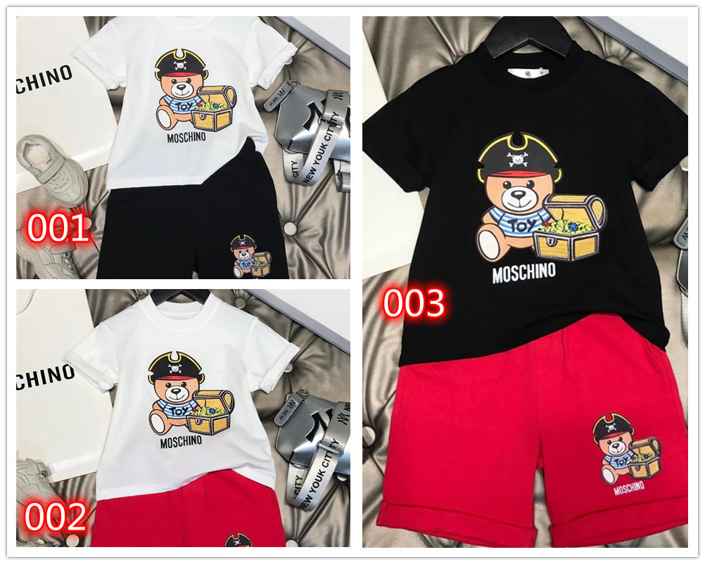 モスキーノ 子供服 Tシャツ 半パンツ セットアップ ハイブランド Moschino 夏