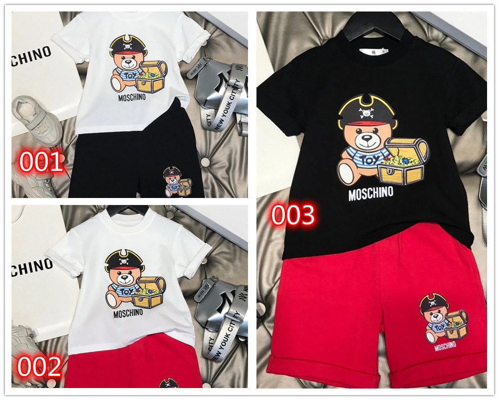 モスキーノ 子供服 Tシャツ 半パンツ セットアップ ハイブランド Moschino 夏