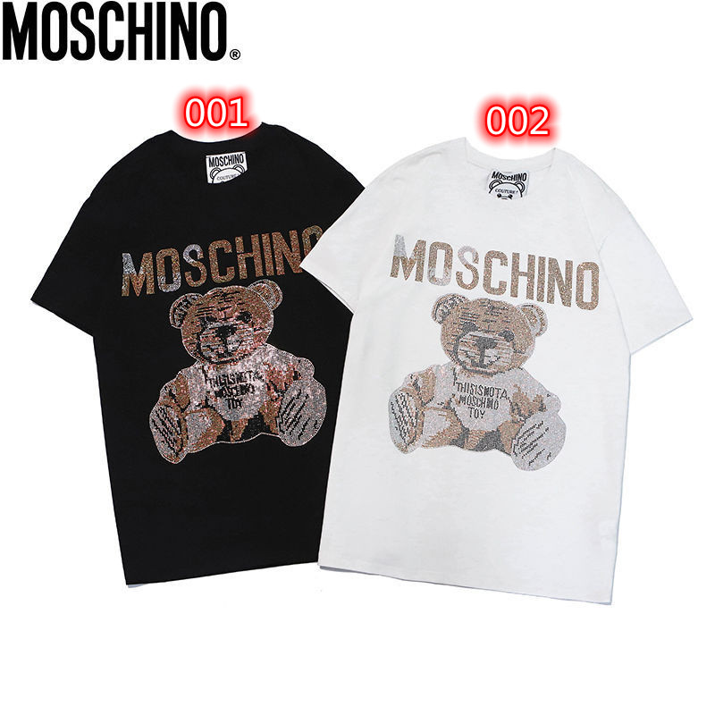 モスキーノtシャツハイブランド MOSCHINO かわいいクマ柄