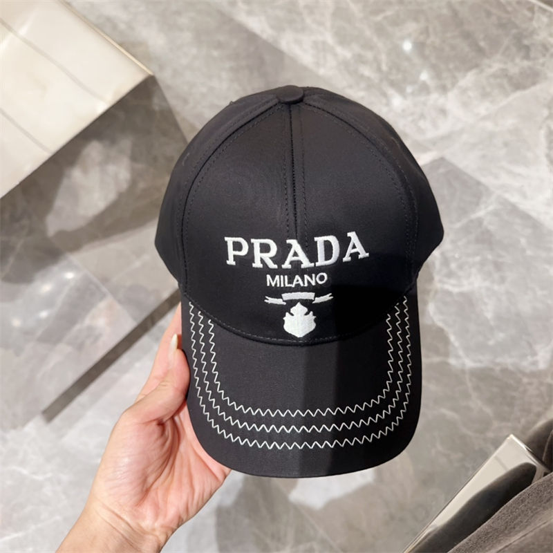 ハイブランドPrada日除けキャップメンズ