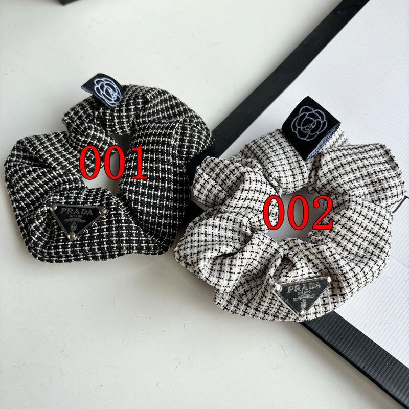 プラダブランドシュシュ髪飾り