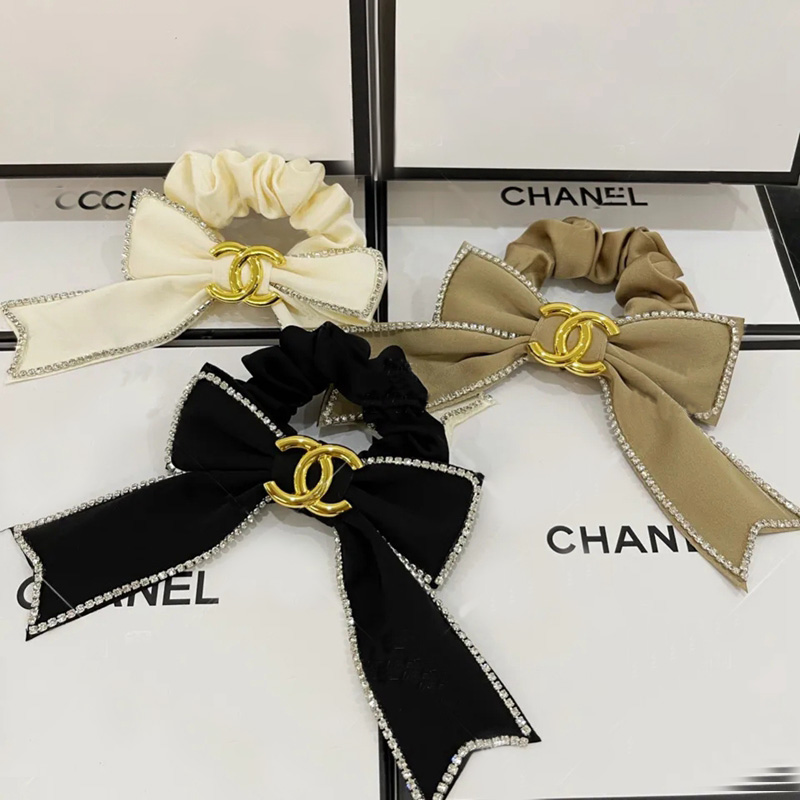 大人っぽいシルク柔らかい髪飾りCHANEL